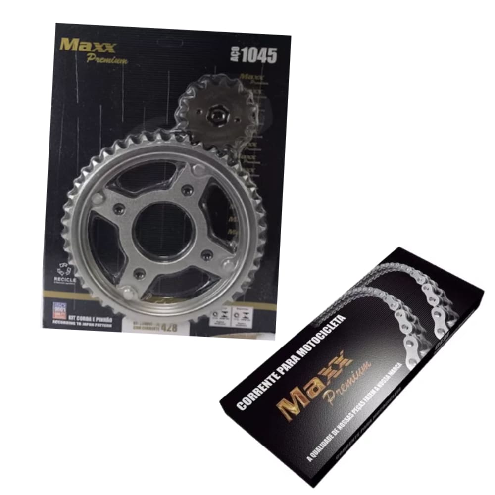 Kit Relação Titan/fan 160 44x15 - 428x118 S/ Retentor Maxx