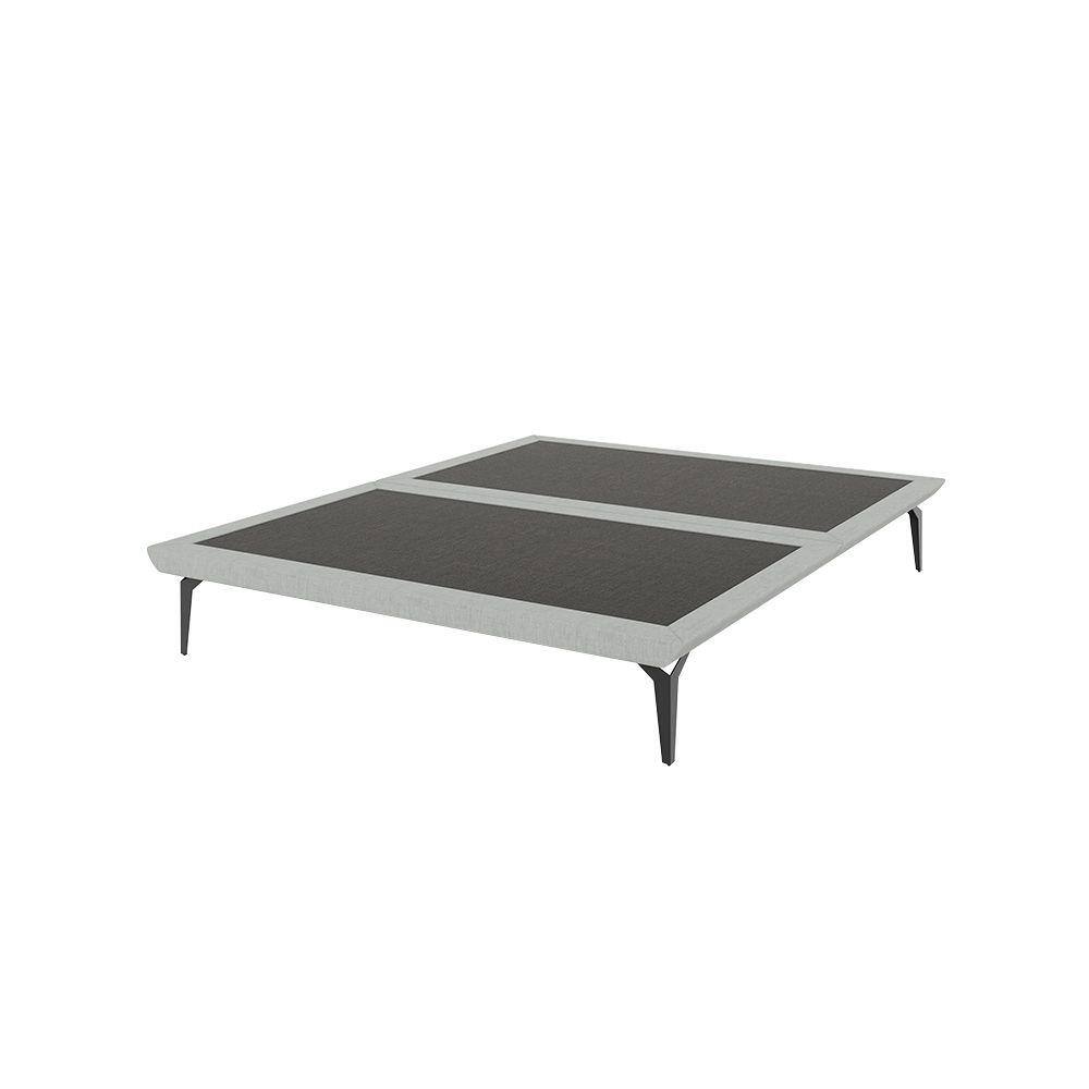 Estrutura para Cama Japonesa Toquio King Linho Cinza