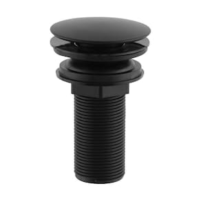Válvula Click Preta Aço Inox Black Abs Pia Tanque Lavatório