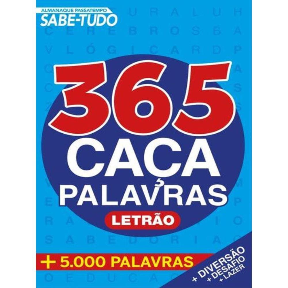 Almanaque Passatempo - Sabe Tudo - 365 Caça Palavras