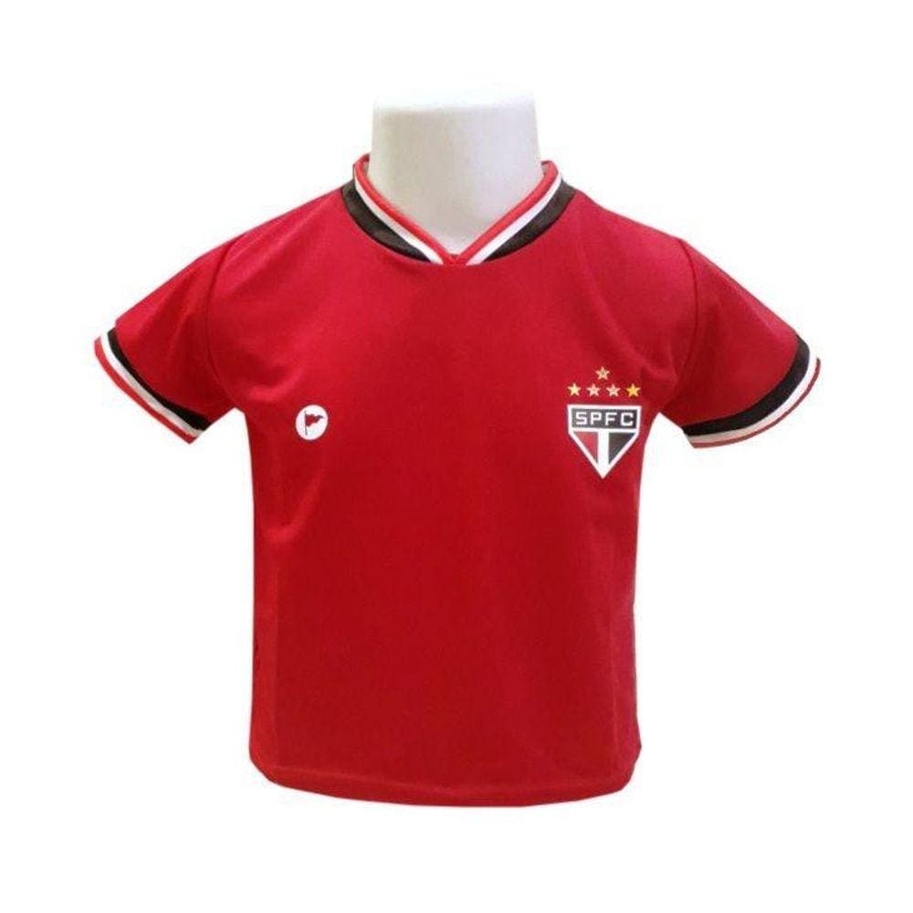 Camiseta Bebê São Paulo Vermelha - Torcida Baby