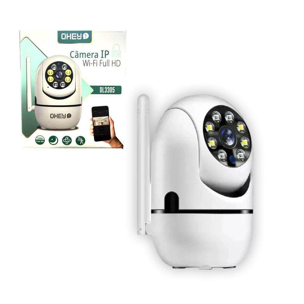 Camera Wifi Ip De Segurança Fhd 1080P 360 Robozinho