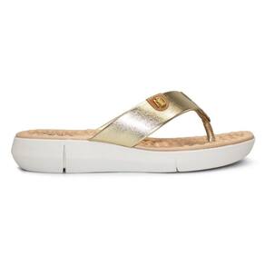 Tamanco Modare Feminino Metalizado/Napa Sense Flex Conforto 7142.106
