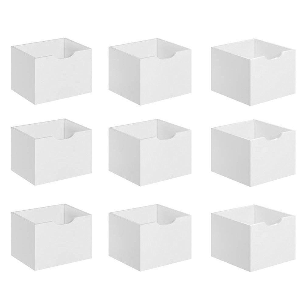 Kit 9 Gavetas Para Nicho Organizador Q01 Branco - Mpozenato