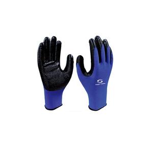 Luva de Seguranca Algodao  Azul/Preta N.10 - Super Safety