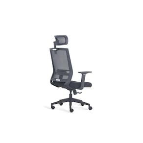 Cadeira Para Home Office Encosto Tela Mesh Com Apoio De Cab.