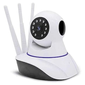 Câmera Ip 3 Antenas Wifi 3 Geração Visão Noturna Sem Fio