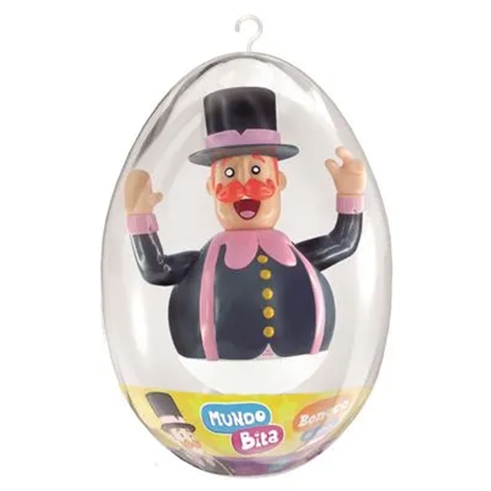 Ovo de Páscoa Infantil Boneco de Vinil Mundo Bita 29cm Líder