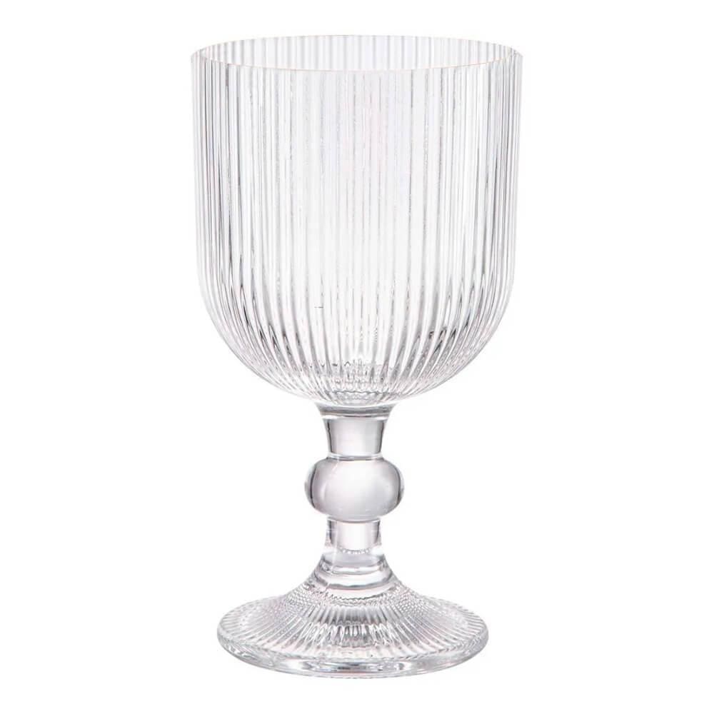 Taça de Vidro Graffiato Transparente 370ml 1 peças - Hauskraft