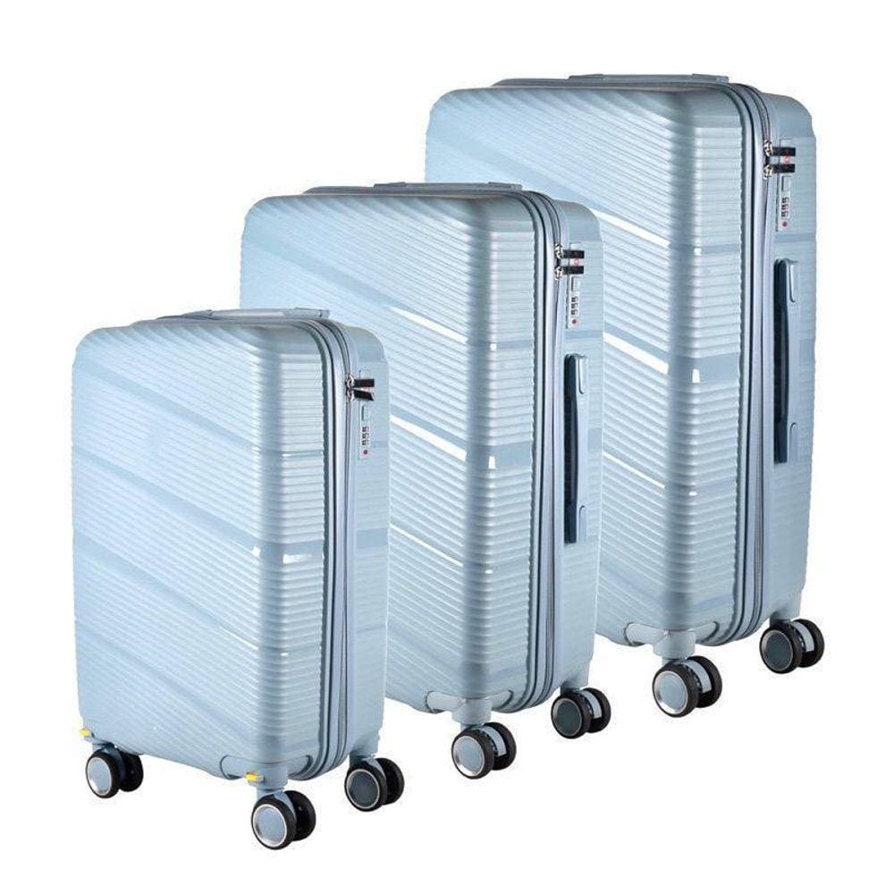 Kit Mala 32Kg + 23Kg + 10Kg Polipropileno Inquebrável