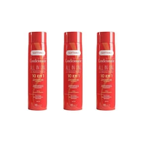 Condicionador Soft Hair 300Ml All In One - Kit Com 3Un