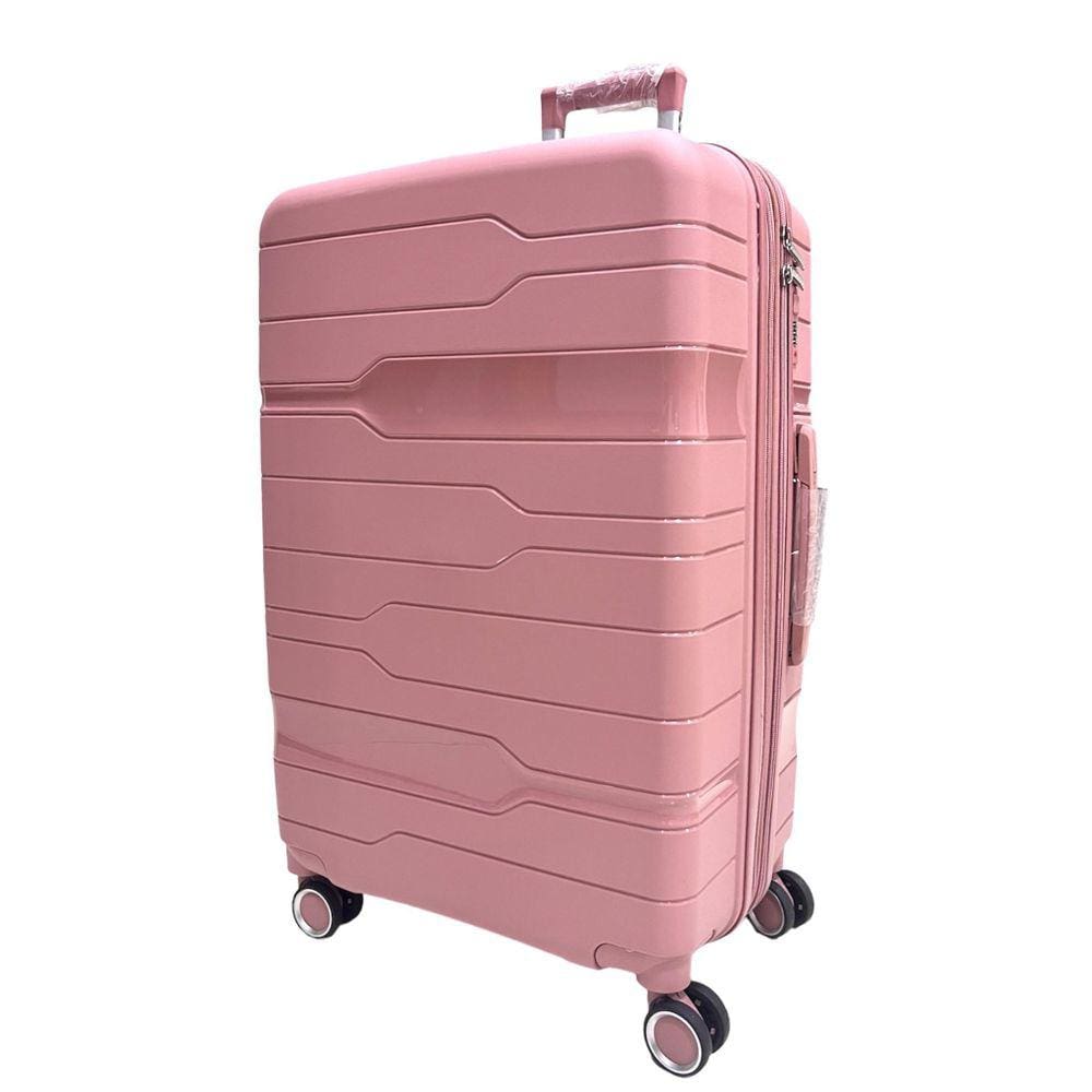 Mala Grande 35Kg Polipropileno Inquebrável Rose Ultra Leve