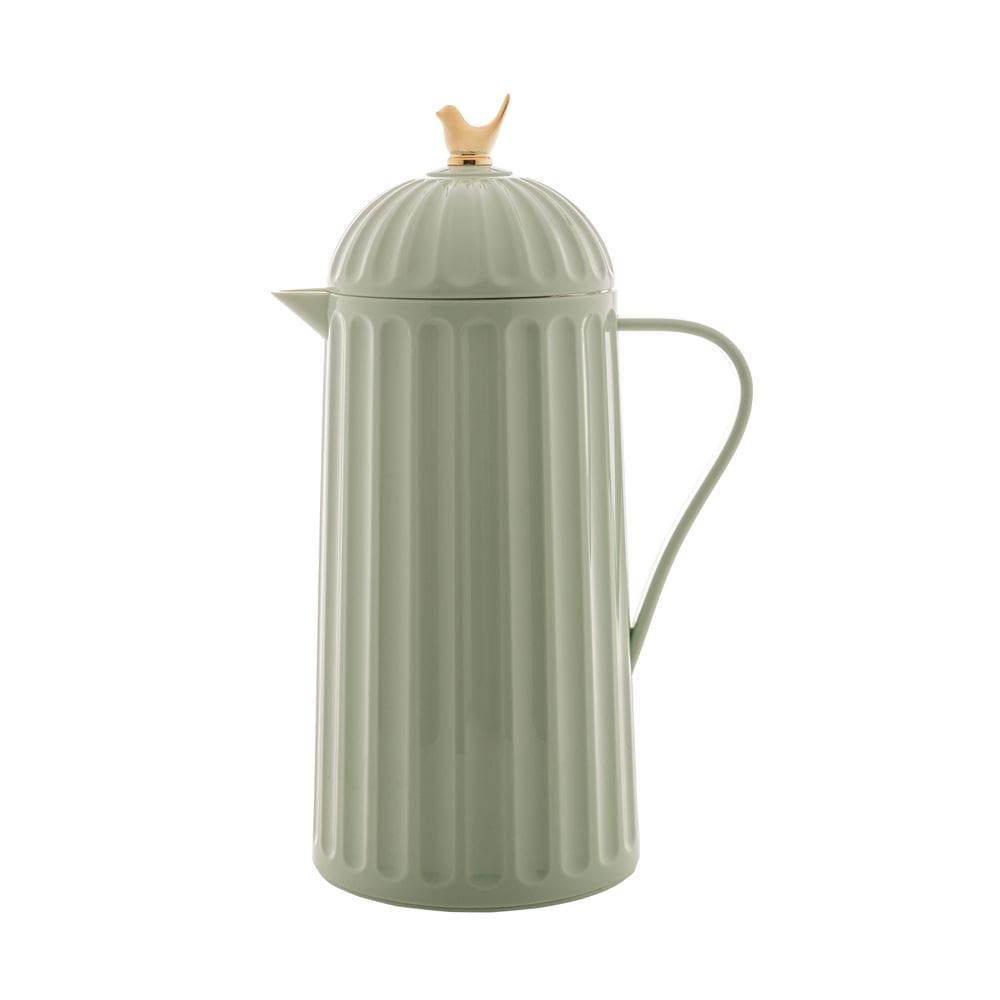 Garrafa Térmica Bird Café Chá Retro Luxo Vintage 1L Menta