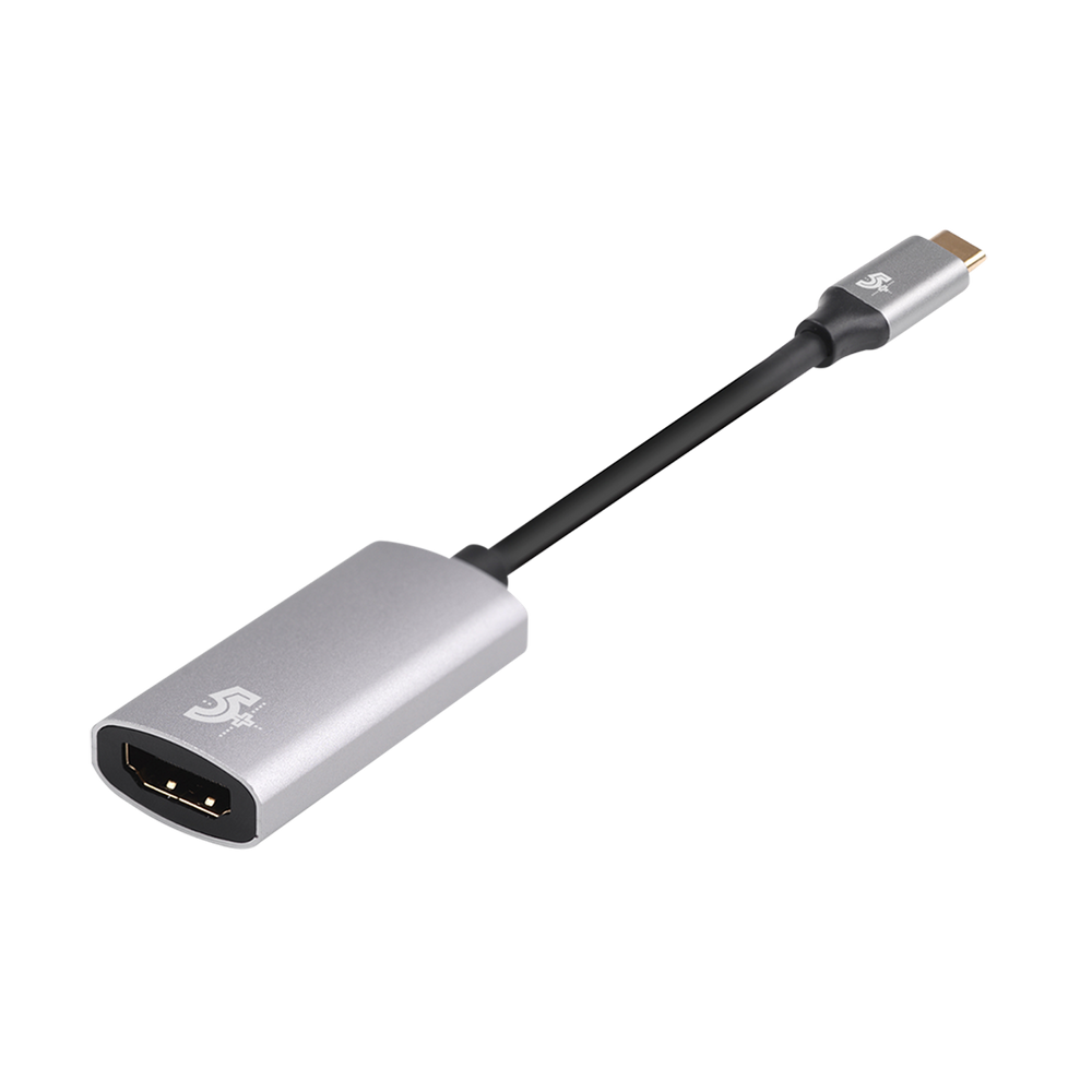 Cabo Usb-C Para Hdmi Femea 5+ Cinza Atc-04