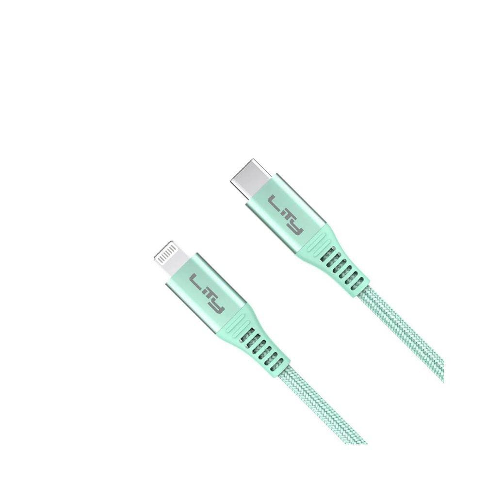 Cabo USB C para Lightning 1,5m Verde (CRC-406)
