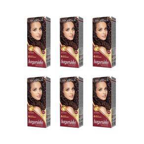 Coloraçao Probelle Burguesinha 6.0 Louro Escuro - Kit 6Un
