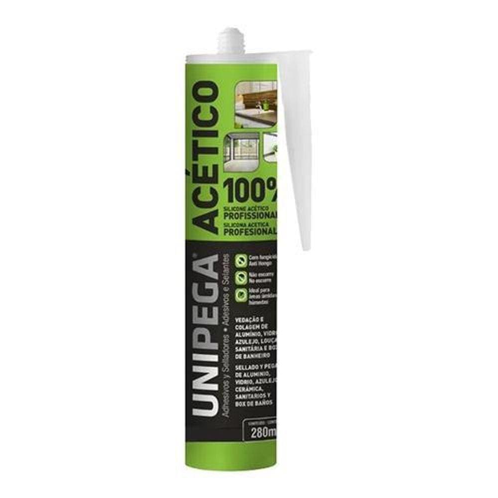 Silicone Unipega Acético 280Ml Incolor