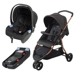 Carrinho CR3 Trio Burigotto c/ Bebe Conforto Materna e Base