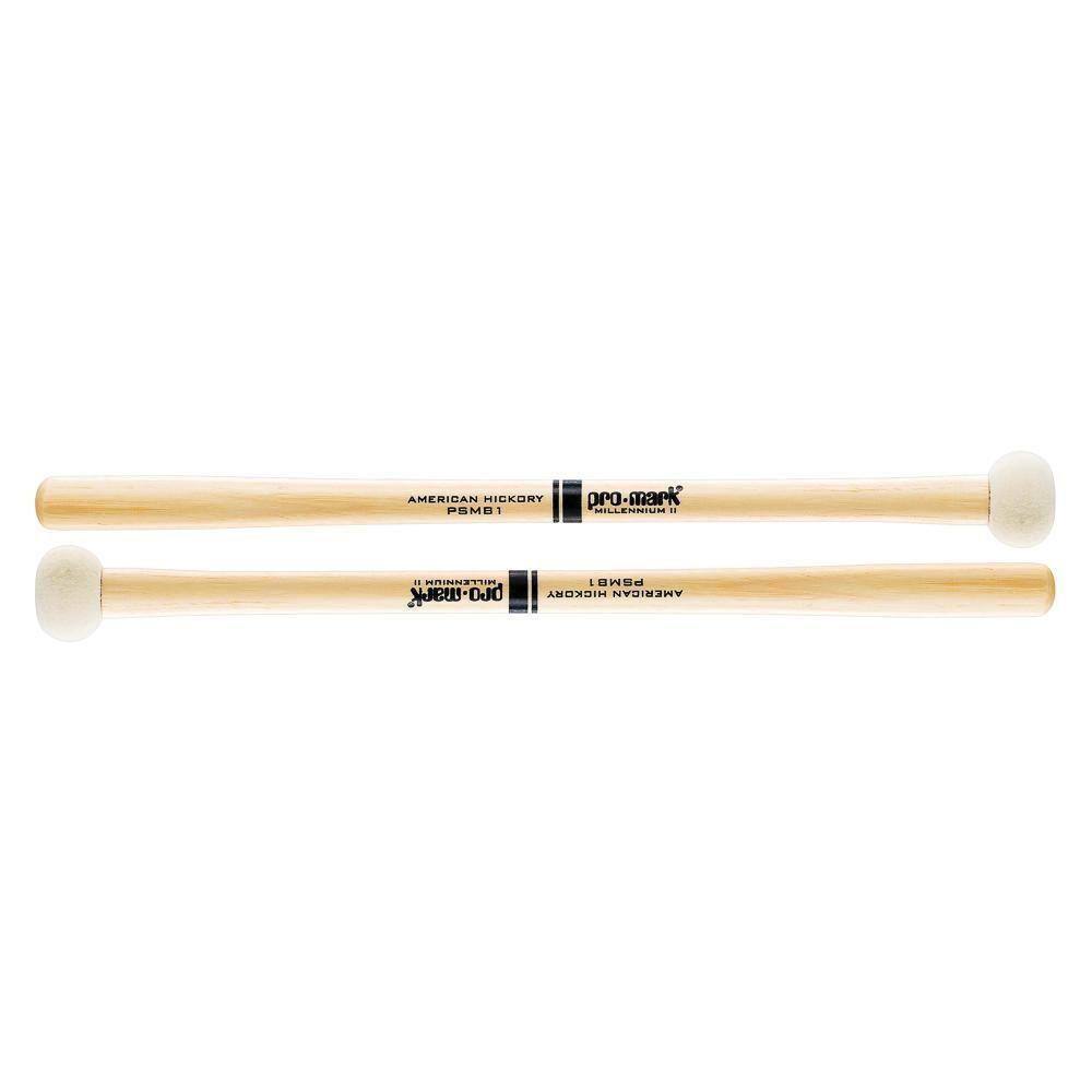 Baqueta Bumbo Marcial Feltro Promark American Hickory Psmb1 [f035]