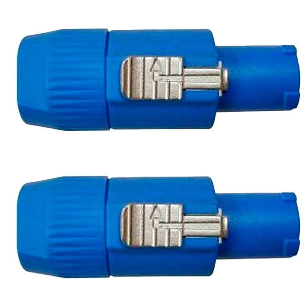 Conector Para Cabo Fêmea P-ac - Corpo Azul Wc 3 Fca Wireconex 02 Unidades [f108]