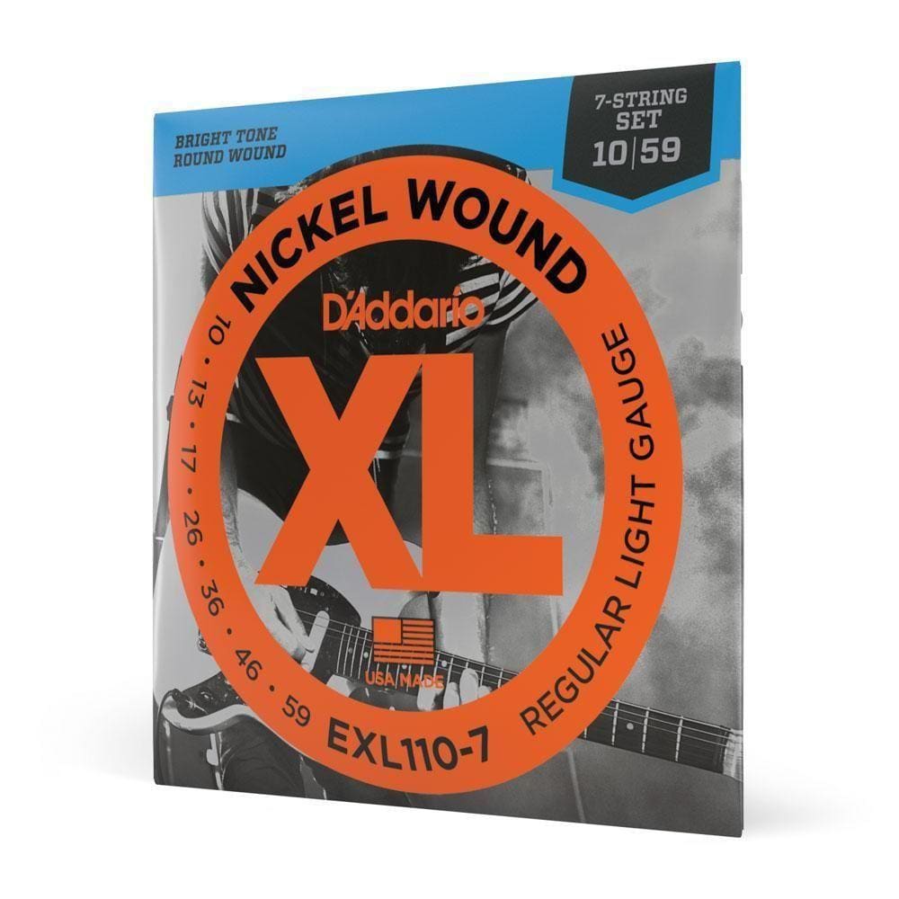 Encordoamento Guitarra 7c 10-59 D Addario Xl Nickel Exl110-7 [f035]