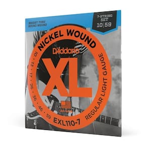 Encordoamento Guitarra 7c 10-59 D Addario Xl Nickel Exl110-7 [f035]