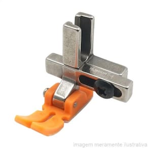 Calcador Da Reta De Teflon Para Costura Geral E Pregar Zíper Regulável - Tkt-3T