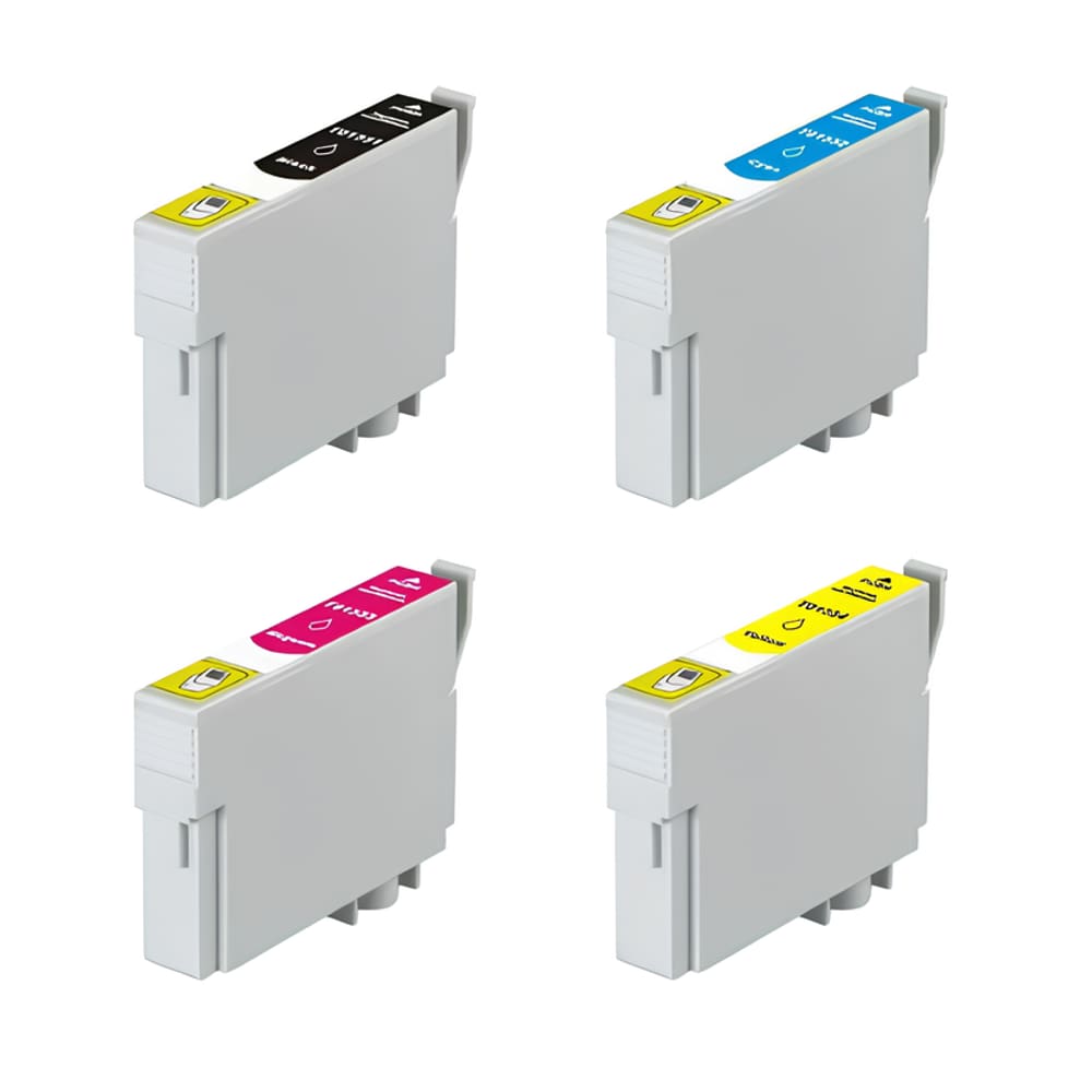 Kit Cartucho Compatível Epson XP-411 T196120 CMYK