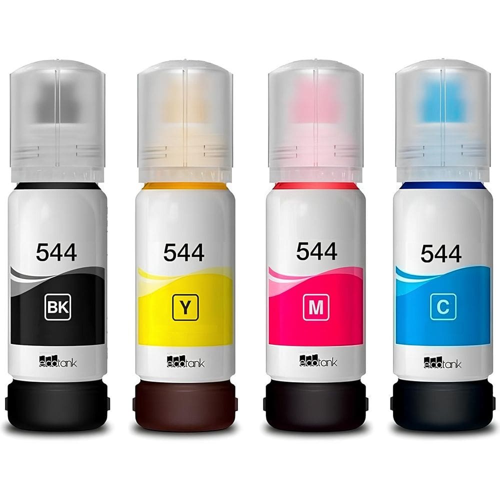 Kit Refil de Tinta Compatível Epson L3250  T544120 CMYK