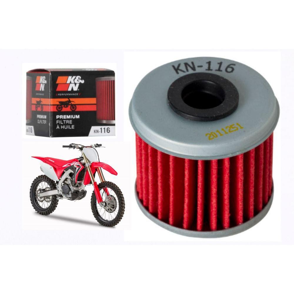 Filtro Oleo K&n CRF 450X 2005 2006 2007 2008 2009 2010 2011