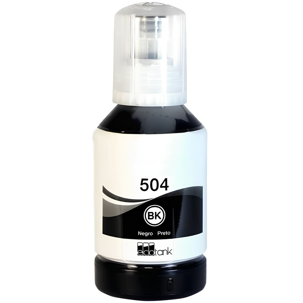 Refil de Tinta Compatível Epson T504120 Black