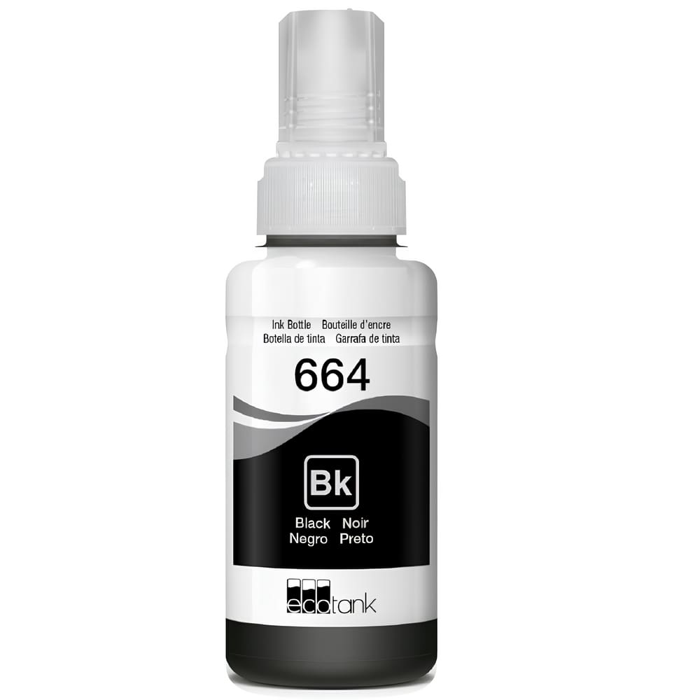 Refil de Tinta Compatível Epson L120 T664120 Black
