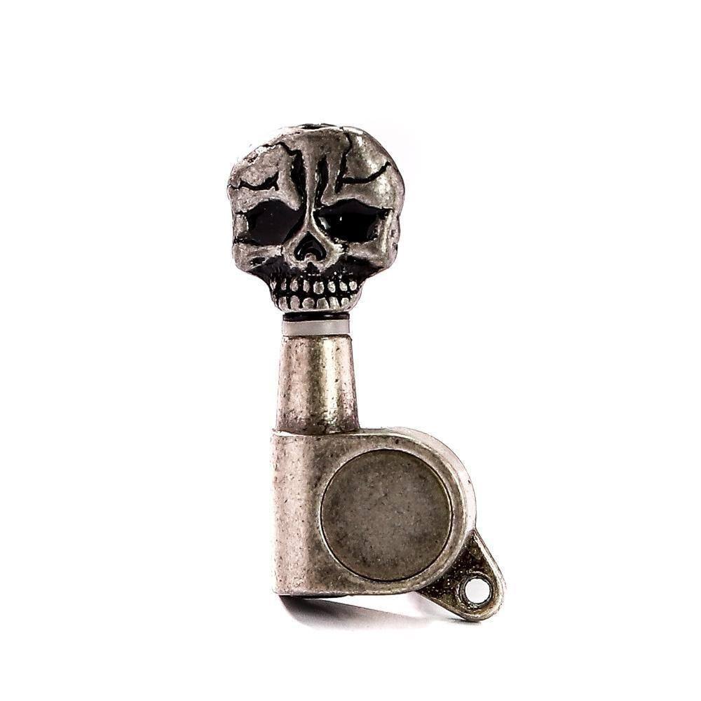 Tarraxa Guitarra Prata Relic Caveira R6 Spirit J07skl-asv-r6 [f035]