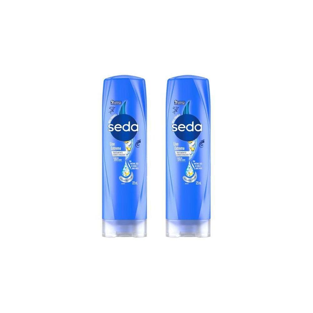 Condicionador Seda 325Ml Liso Extremo-Kit C/2Un
