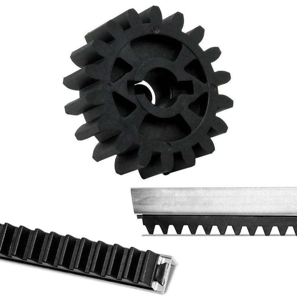 Engrenagem Externa 18 Dentes Nylon Slider + Cremalheira 60cm Rcg