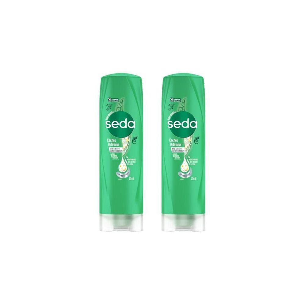 Condicionador Seda 325Ml Cachos Definidos-Kit C/2Un
