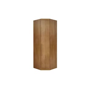 Guarda Roupa Closet de Quarto Canto Oblíquo Rizon c/ 1 Porta Freijo Cumaru - Novo Horizonte
