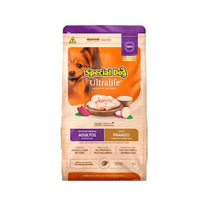 Ração Cães Special Dog Ultralife Adultos Raças Pequenas Frango E Arroz 3kg