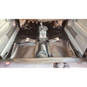 Tapete fosco preto para VW Gol G2 G3 G4 2 portas