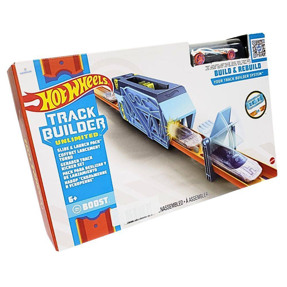 Hot Wheels Track Builder Pista de Impulso Mattel GLC87