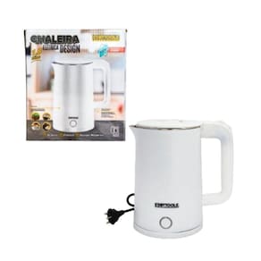 Chaleira Jarra Elétrica Startools 1000W 1.8L Café Chá Branco