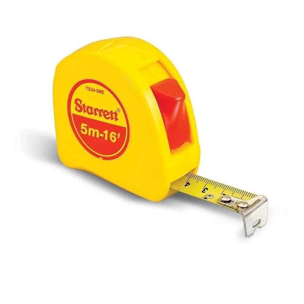 Trena 05Mtrsx16mm Aco Com Trava Rapida Mm/Pol Starrett Kts34-5Me-S