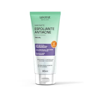 Sabonete Líquido Antiacne Facial Esfoliante 80ML - Labotrat