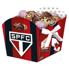 Cachepot São Paulo Time Com 8 Unidades