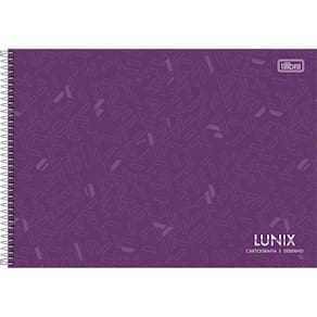 Caderno de Desenho e Cartográfia CD Lunix 60 Folhas Tilibra