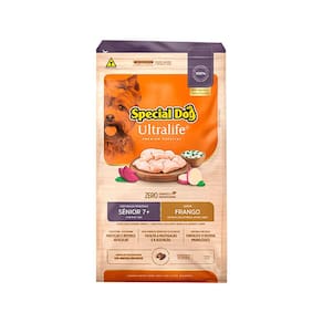 Ração Special Dog Ultralife Cães Adultos Sênior Raças Pequenas Frango e Arroz 15kg