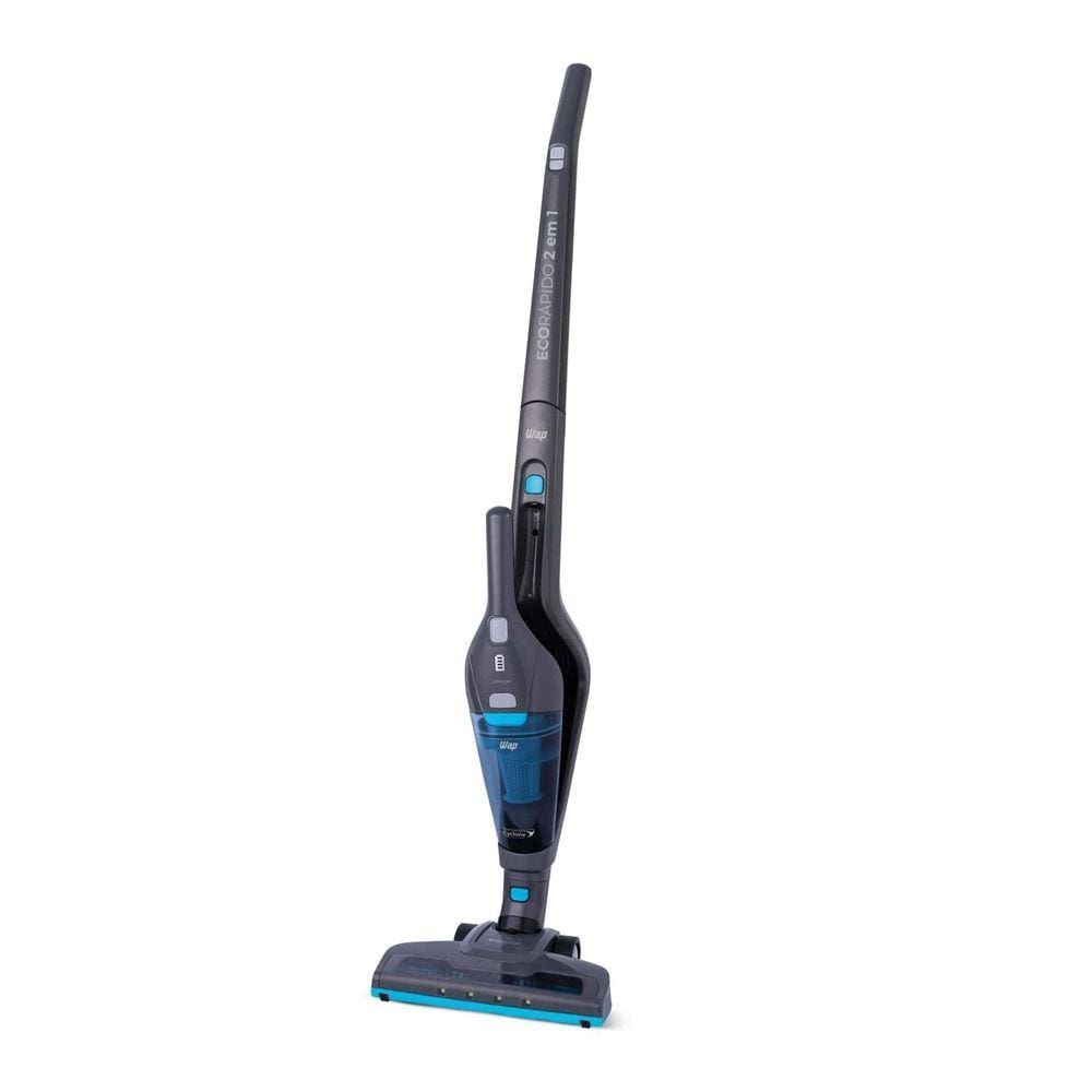 Aspirador de Pó 2 em 1 Wap Eco Rápido sem Fio Portátil Bateria com 2 Velocidades 83 Dba