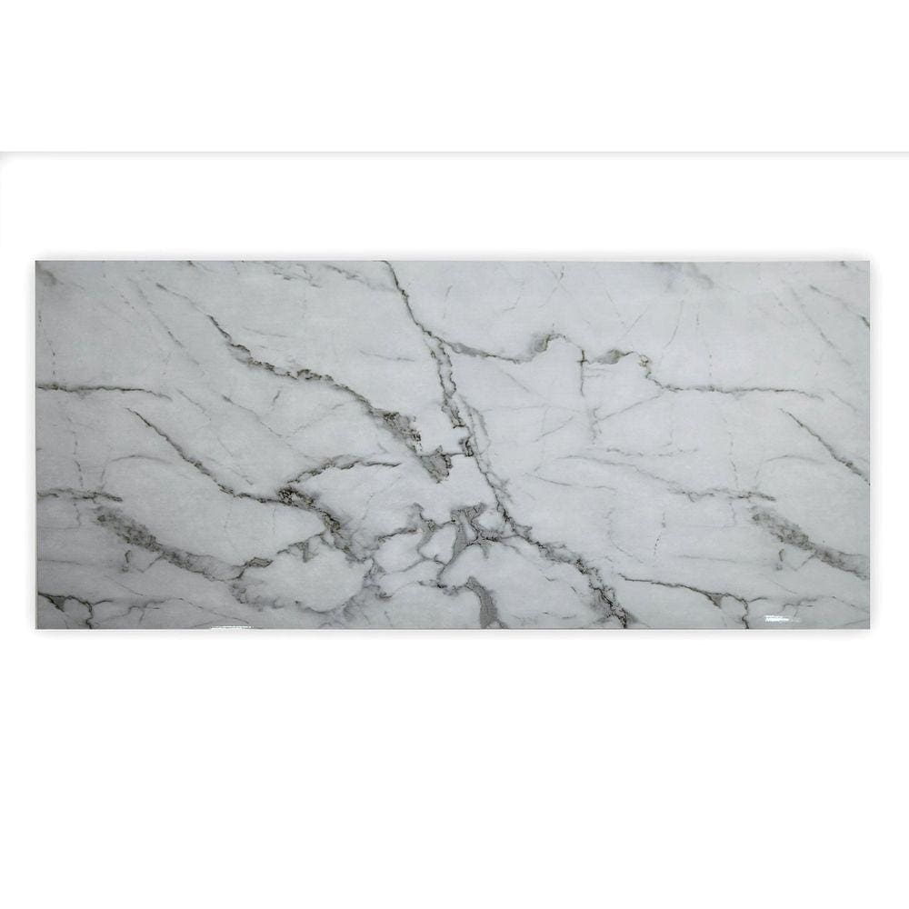 Painel de Pvc Smart Marmo Glass Mosaic - caixa com 6 Peças - Carrara