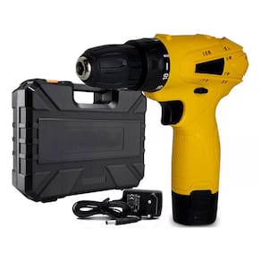 Furadeira parafusadeira sem fio 12V + acessório 110V/220V