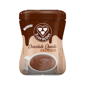 Chocolate Quente Cremoso 3 Corações Pote 180g